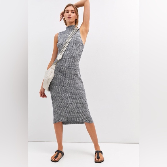 Anthropologie Daily Practice Sweater Dress grey size small - Picture 1 of 6